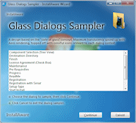 glass theme screenshot