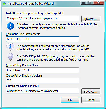 Screenshot of Group Policy MSI deployment