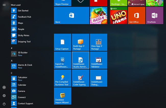 Screenshot of Window 10 Operating System