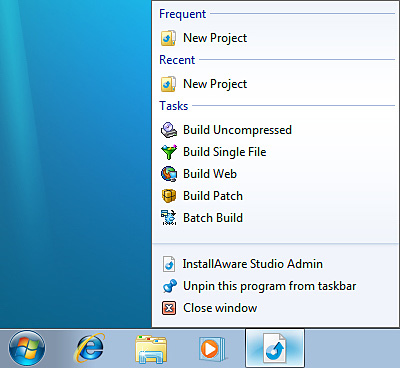 Screenshot of Window 7 Operating System